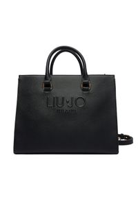 Liu Jo Torebka Halona AF5149 Czarny. Kolor: czarny. Materiał: skórzane