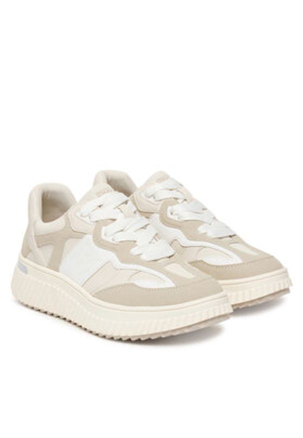 DKNY Sneakersy Lachele K1656766 Biały. Kolor: biały. Materiał: skóra