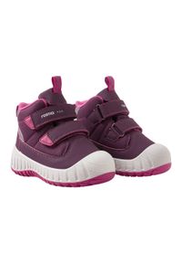 Buty dziecięce Reima Passo 2.0. Kolor: czerwony, wielokolorowy, fioletowy, brązowy. Materiał: guma