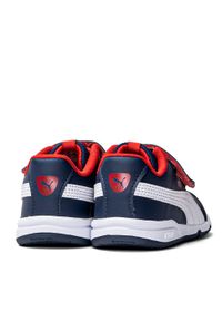 Sneakersy dziecięce granatowe Puma Stepfleex 2 SL VE V INF. Zapięcie: rzepy. Kolor: niebieski. Materiał: syntetyk, materiał. Szerokość cholewki: normalna #5
