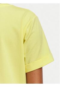 Liu Jo Sport T-Shirt TA6163 JS003 Żółty jasny Regular Fit. Kolor: żółty. Materiał: bawełna. Styl: sportowy #4