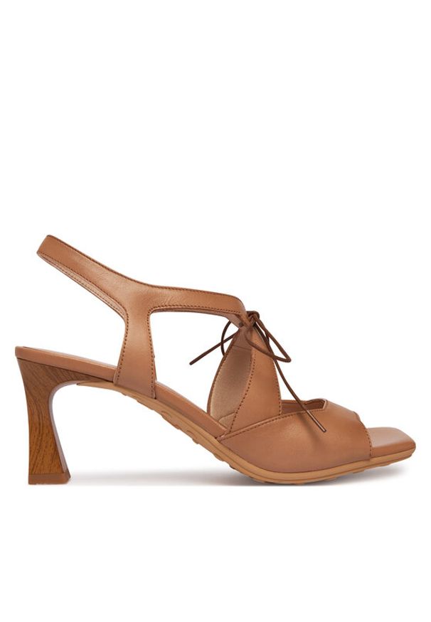 Hispanitas Sandały HV264650 C001 Beżowy. Kolor: beżowy. Materiał: skóra