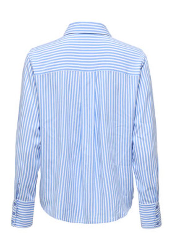 only - ONLY Koszula Berit 15320243 Błękitny Regular Fit. Kolor: niebieski. Materiał: wiskoza