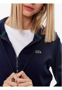 Lacoste Bluza SF9213 Granatowy Regular Fit. Kolor: niebieski. Materiał: bawełna