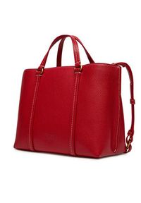 Pinko - PINKO Torebka Miranda Shopper Mini AI 24-25 PLTT 104515 A29O Czerwony. Kolor: czerwony. Materiał: skórzane