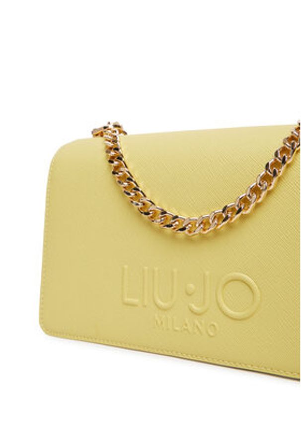 Liu Jo Torebka AA6056 ES029 Żółty. Kolor: żółty. Materiał: skórzane