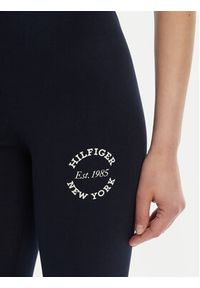 TOMMY HILFIGER - Tommy Hilfiger Legginsy UW0UW05893 Granatowy Slim Fit. Kolor: niebieski. Materiał: bawełna #5