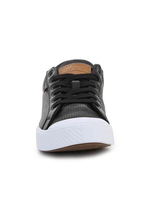 Buty do chodzenia damskie Palladium Pallaphoenix. Zapięcie: sznurówki. Kolor: czarny. Materiał: materiał, syntetyk. Szerokość cholewki: normalna. Sport: turystyka piesza