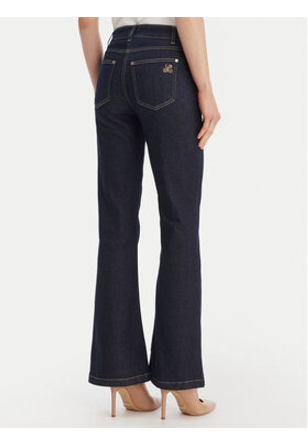 Luisa Spagnoli Jeansy Aggettivo 542845 Granatowy Flare Fit. Kolor: niebieski