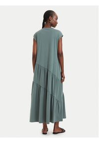 Liu Jo Sport Sukienka codzienna TA6237 J3855 Zielony ciemny Relaxed Fit. Okazja: na co dzień. Kolor: zielony. Materiał: bawełna. Typ sukienki: proste, sportowe. Styl: sportowy, casual #2