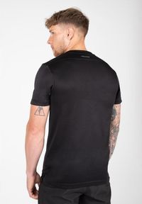 GORILLA WEAR - Koszulka fitness męska Gorilla Wear USA Washington z krótkim rękawem. Kolor: czarny. Długość rękawa: krótki rękaw. Długość: krótkie. Sport: fitness