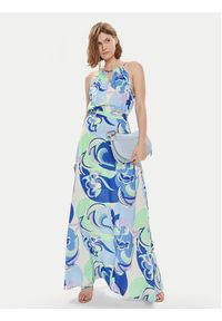 Gaudi Sukienka letnia 411FD15019 Niebieski Regular Fit. Kolor: niebieski. Materiał: syntetyk. Sezon: lato #4