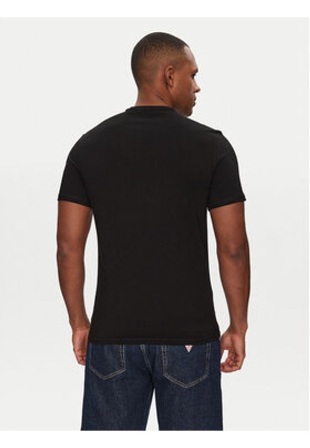 Guess T-Shirt M5GI07 I3Z14 Czarny Classic Fit. Kolor: czarny. Materiał: bawełna