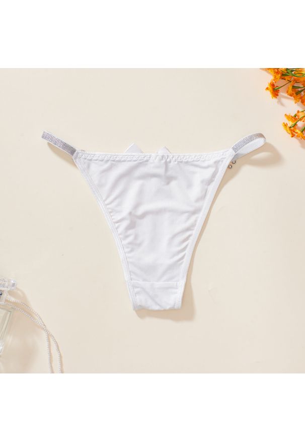 Intica - Figi bikini z elastycznym wykończeniem Pier. Kolor: biały. Materiał: materiał