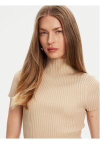 Guess Sweter W5YR04 Z0040 Beżowy Regular Fit. Kolor: beżowy. Materiał: syntetyk #5