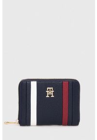 TOMMY HILFIGER - Tommy Hilfiger portfel damski kolor granatowy. Kolor: niebieski #1