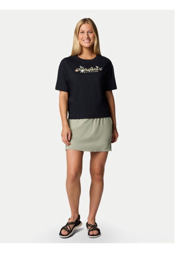 columbia - Columbia T-Shirt Rolling Bend™ 2119991 Czarny Regular Fit. Kolor: czarny. Materiał: bawełna