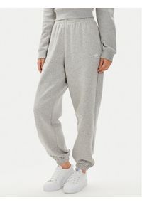 Adidas - adidas Spodnie dresowe Essentials Fleece IA6432 Szary Regular Fit. Kolor: szary. Materiał: bawełna