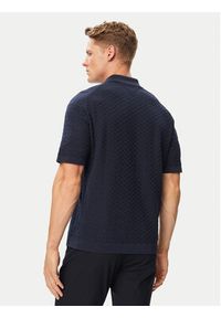 TOMMY HILFIGER - Tommy Hilfiger Polo MW0MW43246 Granatowy Regular Fit. Typ kołnierza: polo. Kolor: niebieski. Materiał: bawełna #2