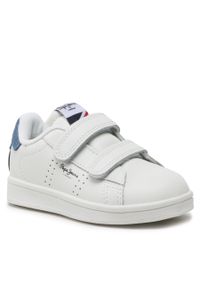 Sneakersy Pepe Jeans Player Basic Bk PBS30557 White 800. Kolor: biały. Materiał: skóra