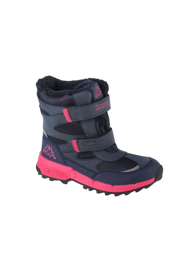 Buty zimowe dziewczęce, Kappa Cekis Tex T. Kolor: niebieski. Sezon: zima. Styl: sportowy