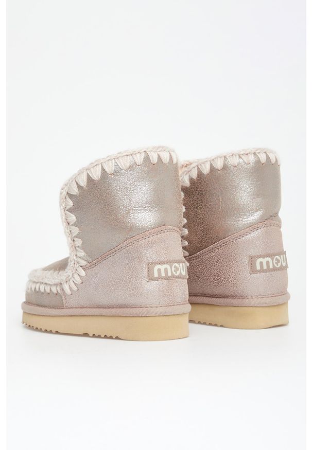 Mou - Śniegowce damskie skórzane Eskimo 18 MOU. Materiał: skóra