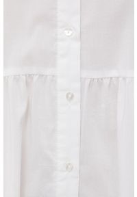Vero Moda sukienka kolor biały mini rozkloszowana. Kolor: biały. Materiał: tkanina. Typ sukienki: rozkloszowane. Długość: mini