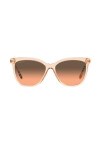 Burberry okulary przeciwsłoneczne damskie kolor pomarańczowy. Kolor: pomarańczowy