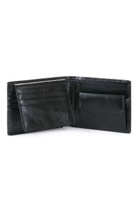 Wittchen - Męski portfel skórzany z rozkładanym panelem czarny. Kolor: czarny. Materiał: skóra #4