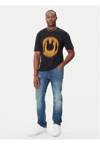Hugo - HUGO T-Shirt Nalax 50543493 Czarny Regular Fit. Kolor: czarny. Materiał: bawełna #5