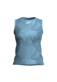 Tank top tenisowy damski Joma Challenge. Kolor: niebieski #1