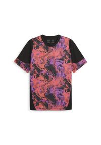 Puma - Męska koszulka piłkarska individualCUP PUMA Black. Kolor: czarny. Wzór: nadruk. Sport: piłka nożna #1