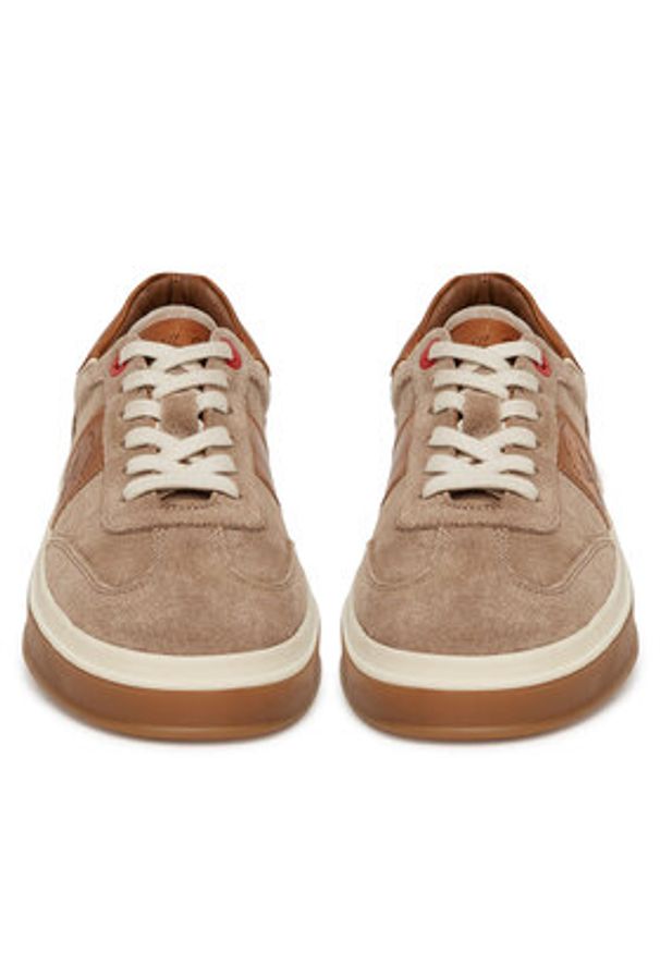 Beverly Hills Polo Club Sneakersy WI34-3410-17438-01 Brązowy. Kolor: brązowy. Materiał: zamsz, skóra