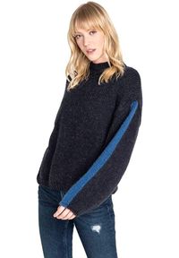 Lee - SWETER DAMSKI LEE CHUNKY KNIT MIDNIGHT NAVY L52ZJXMA 112112160
