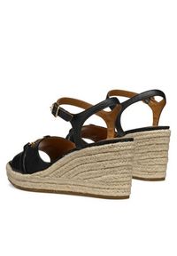 Geox Espadryle D Panarea D55UYB 00046 C9999 Czarny. Kolor: czarny. Materiał: skóra #4
