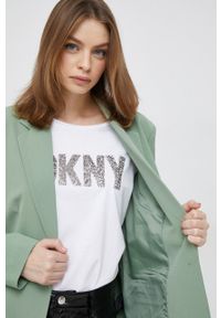 Vero Moda marynarka kolor zielony jednorzędowa gładka. Okazja: na co dzień. Kolor: zielony. Wzór: gładki. Styl: casual #6