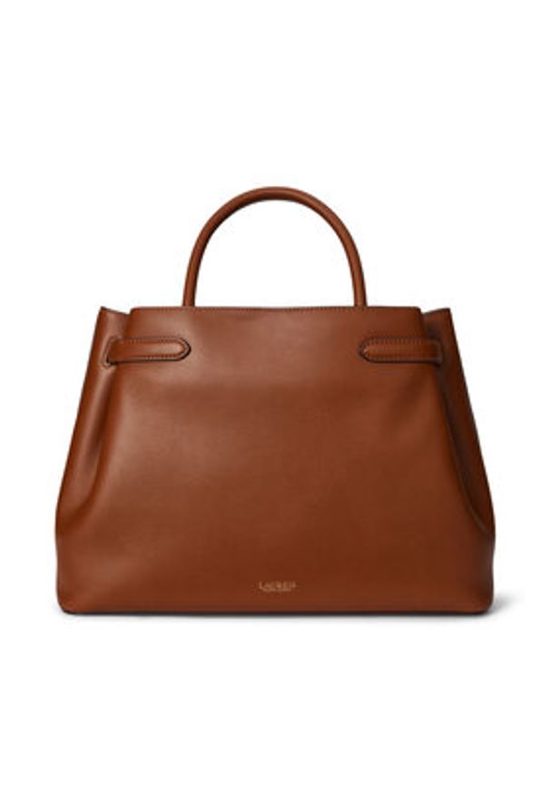 Lauren Ralph Lauren - LAUREN RALPH LAUREN Torebka 431P03417001 Brązowy. Kolor: brązowy. Materiał: skórzane