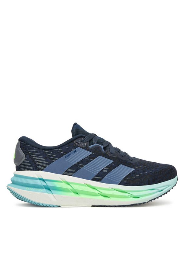 Adidas - adidas Buty do biegania adistar 4 JR0310 Granatowy. Kolor: niebieski. Materiał: materiał