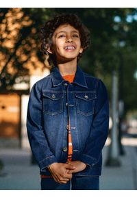 Sinsay - Katana jeansowa - granatowy. Kolor: niebieski. Materiał: jeans #1