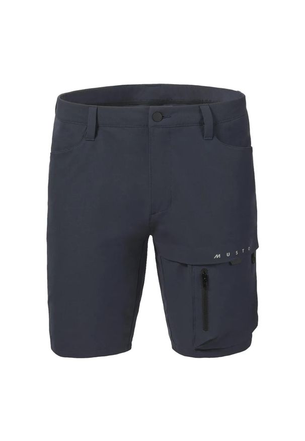 Elastyczne szorty Musto Evo Deck. Kolor: niebieski. Długość: krótkie. Sezon: lato. Sport: żeglarstwo