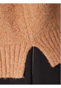 BOSS - Boss Sweter Febisan 50478315 Brązowy Regular Fit. Kolor: brązowy. Materiał: wełna #4