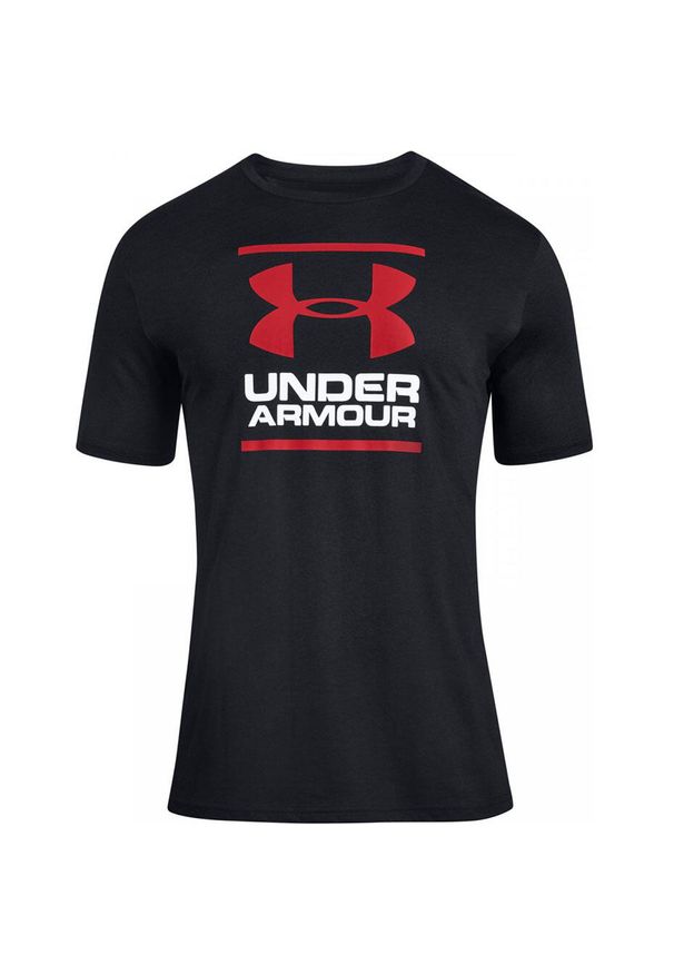Under Armour - Koszulka fitness męska UNDER ARMOUR GL Foundation z krótkim rękawem. Kolor: wielokolorowy, czarny, czerwony. Materiał: bawełna, poliester. Długość rękawa: krótki rękaw. Długość: krótkie. Sport: fitness