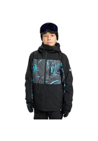 Quiksilver - Kurtka śniegowa techniczna dla Chłopcy SIDE HIT PRINTED Czarny. Kolor: czarny. Sezon: zima. Sport: narciarstwo #1