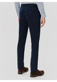 Pako Lorente - PAKO LORENTE – Granatowe spodnie męskie. Okazja: na co dzień. Kolor: niebieski. Materiał: bawełna, materiał, elastan. Styl: klasyczny, casual #4