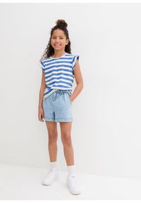 bonprix - T-shirt dziewczęcy z bawełny organicznej (2 szt.),. Kolor: biały. Materiał: bawełna #2