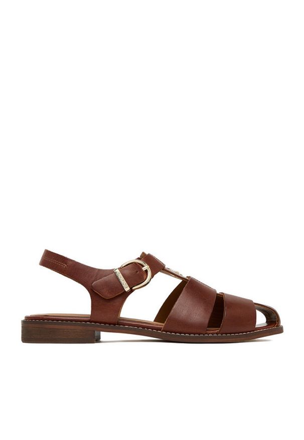 Beverly Hills Polo Club Sandały EO-WB-GEMMA-13 Brązowy. Kolor: brązowy. Materiał: skóra