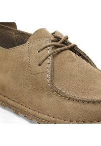 Birkenstock - Półbuty męskie BIRKENSTOCK Utti Lace Suede Leather. Okazja: na co dzień, do pracy, na spacer. Kolor: brązowy. Styl: casual #4