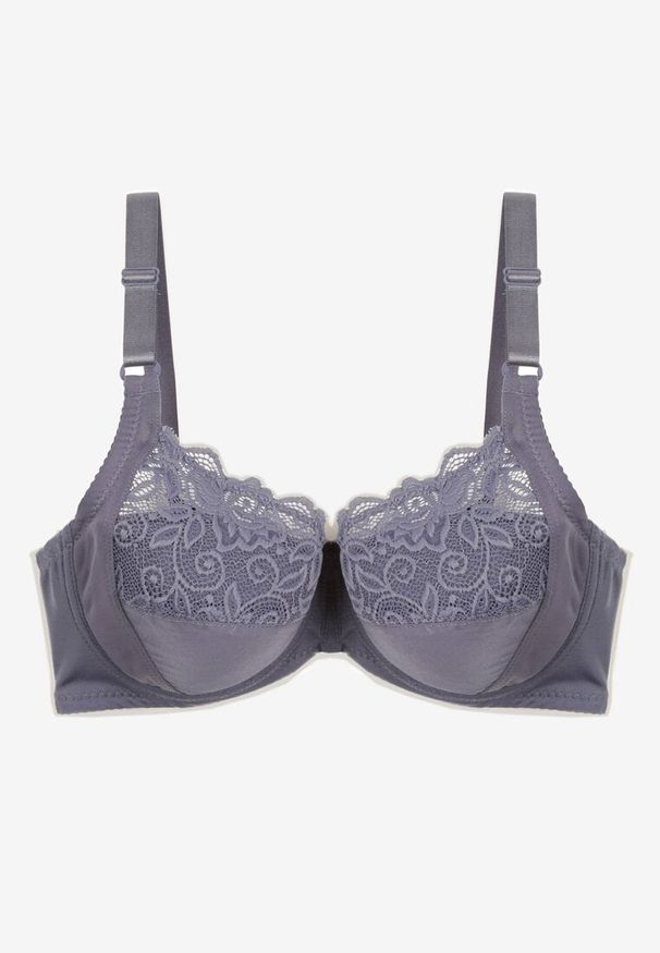 Born2be - Granatowy Biustonosz Full Cup Vikiisi. Kolor: niebieski