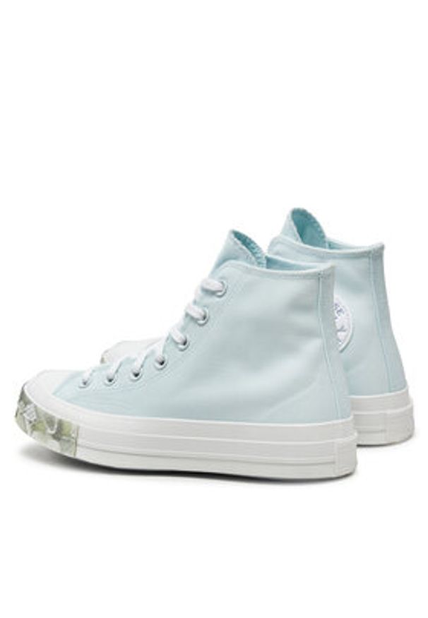 Converse Trampki Chuck 70 Marbled Hi A03527C Niebieski. Kolor: niebieski. Materiał: materiał