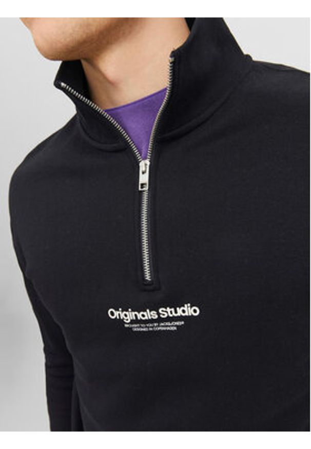 Jack & Jones Bluza Vesterbro 12241777 Czarny Relaxed Fit. Kolor: czarny. Materiał: bawełna, syntetyk